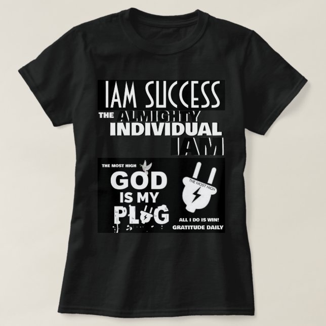 CAMISETA DEUS É MEU FORNECEDOR (Frente do Design)
