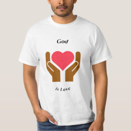 Camiseta Deus é o amor cristão