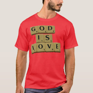 Camiseta Deus é o amor cristão
