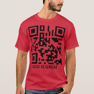 Camiseta Deus é o Código Qr do Excelente