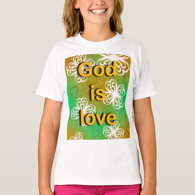 Camiseta Deus é o livro do amor (Frente)
