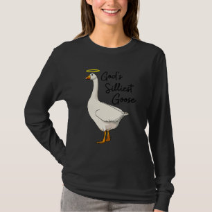 Camiseta Deus é o mais tolo Pato Ganso de Deus 4