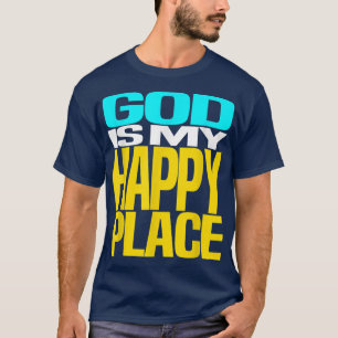 Camiseta DEUS é o meu lugar feliz, Legal Design