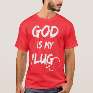 CAMISETA DEUS É O MEU PRATO DIZENDO QUE É A FONTE DO AMOR J