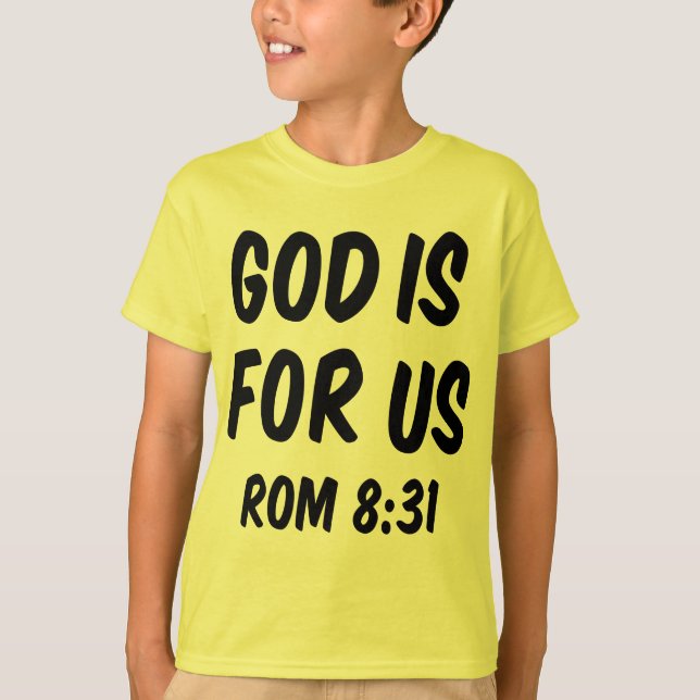 Camiseta Deus é para nós de 8 31 (Frente)