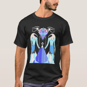 Camiseta Deus Egípcio Thoth Kemetic Tehuti Amen-Ra