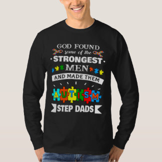Camiseta Deus Encontrou Um Pai De Consciência Autista Mais