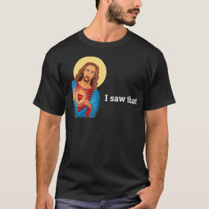 Camiseta Deus Engraçado, Eu Vi Aquela Fé Religiosa Meme J