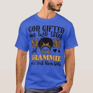 Camiseta Deus Engraçado Me Deu Dois Títulos Mãe E Grammie L