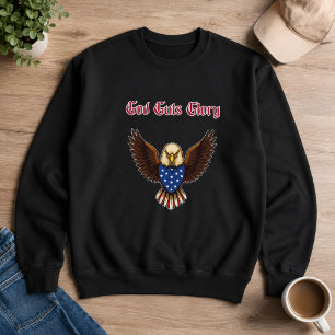 Camiseta Deus Entrañas Gloria Força Espírito Patriótico Ame