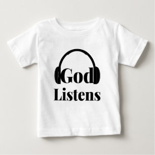 Camiseta Deus Escuta Cota Baseada Na Fé