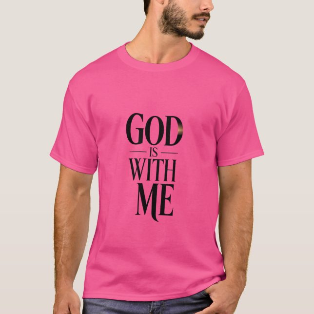 Camiseta Deus está comigo (Frente)