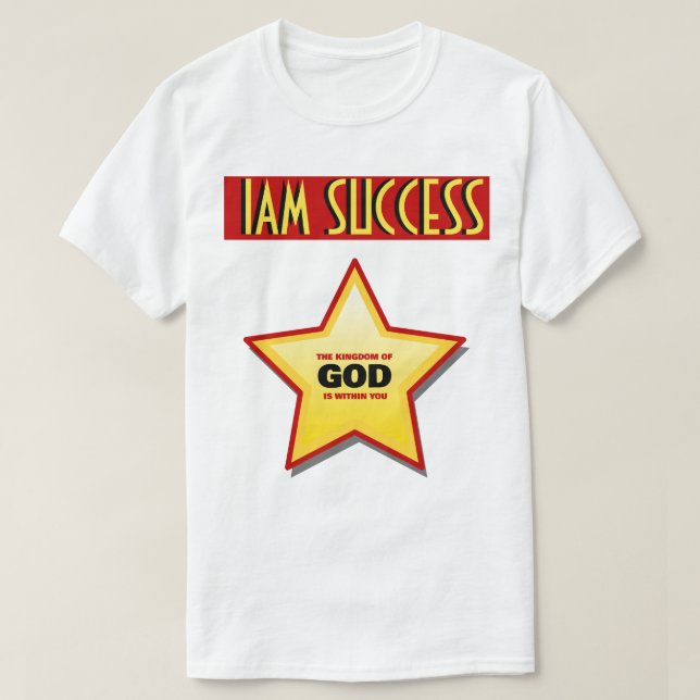 CAMISETA DEUS ESTÁ DENTRO (Frente do Design)