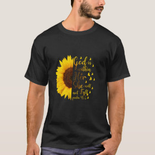 Camiseta Deus Está Dentro Dela Ela Não Cairá Salm 465 Chri