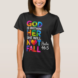 Camiseta Deus está dentro dela, ela não cairá Salmo 46-5 _1