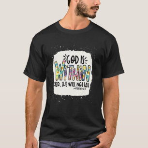 Camiseta Deus Está Dentro Dela Ela Não Cairá Salmos 465 Ble