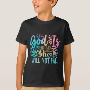 Camiseta Deus Está Dentro Não Citação Versículo Bíblico Rel