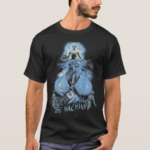 Camiseta Deus está na máquina - Design Techno-Dystopian