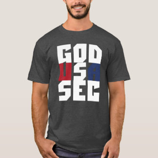 Camiseta Deus, EUA, SEC