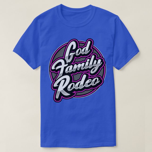 Camiseta Deus, Família e Rodeo (Frente do Design)