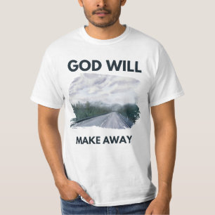 Camiseta Deus fará caminho