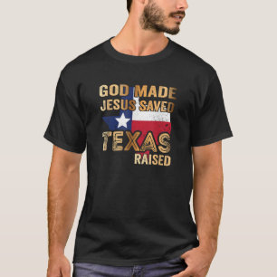 Camiseta Deus fez Jesus salvar o Texas