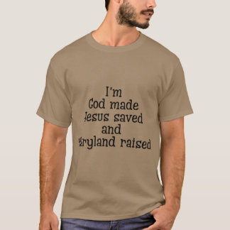 Camiseta Deus Fez Jesus Salvo Em Maryland Elevou Muito