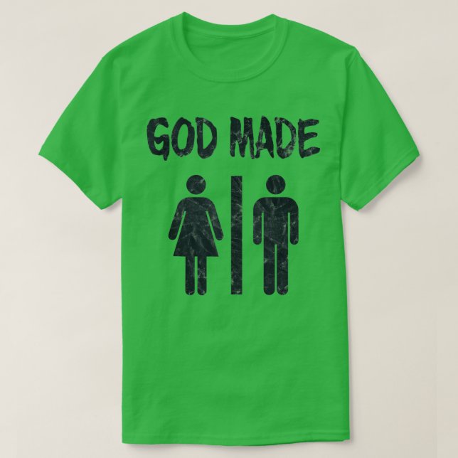 Camiseta Deus Fez Mulheres Engraçadas Tanque Cristão Engraç (Frente do Design)