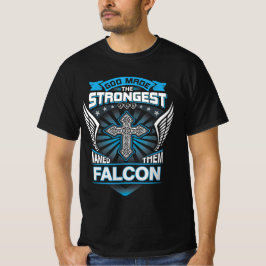 Camiseta Deus Fez Os Mais Fortes E Os Chamou De Falcão