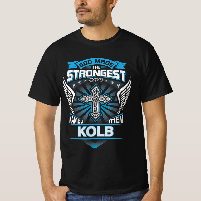 Camiseta Deus Fez Os Mais Fortes E Os Chamou De Kolb (Frente)