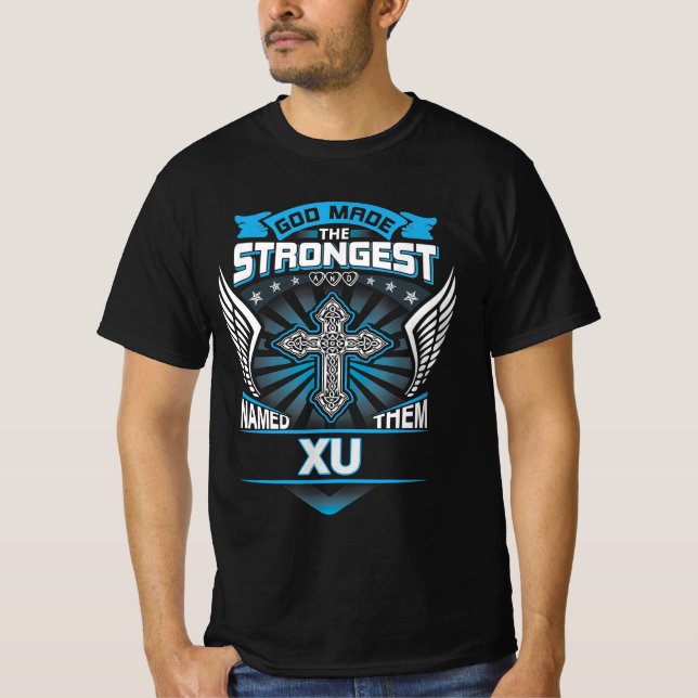 Camiseta Deus Fez Os Mais Fortes E Os Chamou De Xu (Frente)