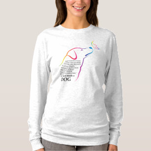 Camiseta Deus fez um cachorro