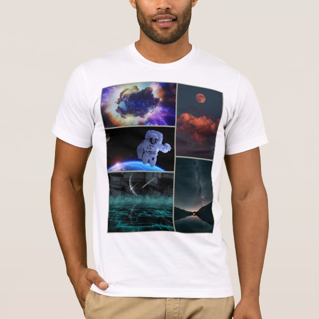 Camiseta Deus futurista (Frente)