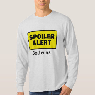 Camiseta Deus ganha — cinzas