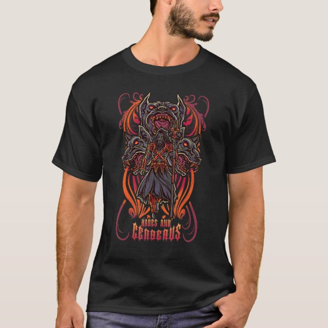 Camiseta Deus Grego Antigo Hades Monte Olimpo Mito Grego (Frente)
