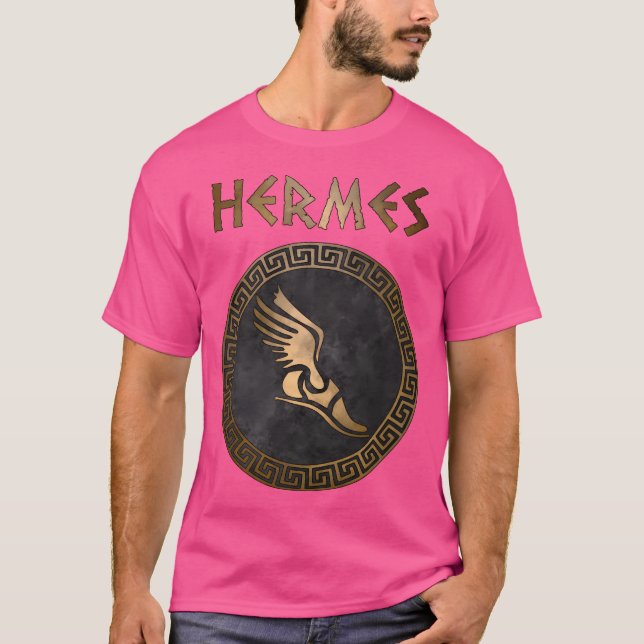 Camiseta Deus Grego Herda Deus Da Viagem E Da Riqueza (Frente)