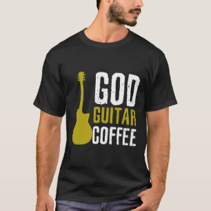 Camiseta Deus Guitar Café Acústico Banda Musical