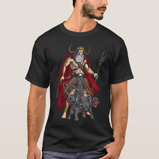 Camiseta Deus Hadês da Grécia Antiga (Frente)