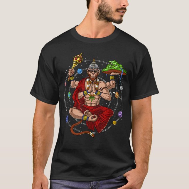 Camiseta Deus Hindu Hanuman (Frente)