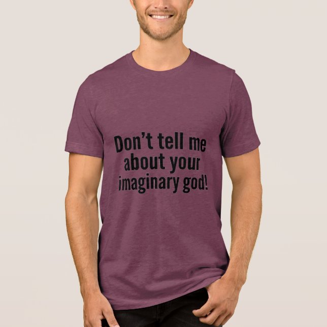 Camiseta Deus imaginário (Frente)