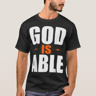 Camiseta Deus mais cristão é Able Christian Faith Gift T-Sh