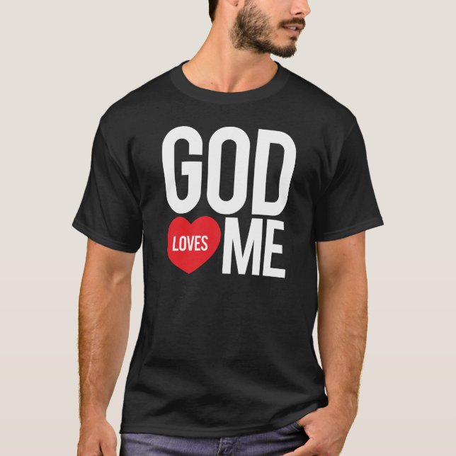 Camiseta Deus me ama (Frente)