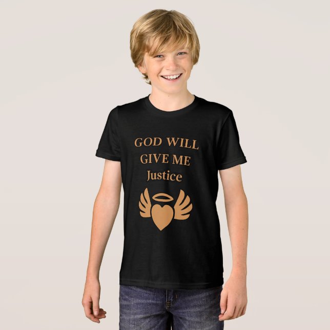 Camiseta Deus Me Dará Justiça (Frente Completa)