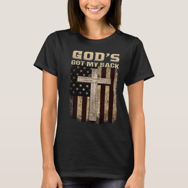 Camiseta Deus me deu as costas (Frente)