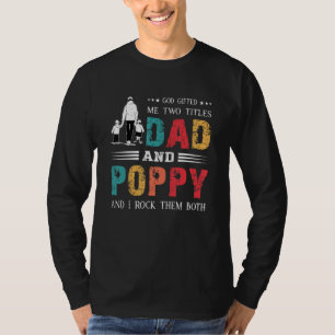 Camiseta Deus Me Deu Dois Títulos Pai E Dia de os pais