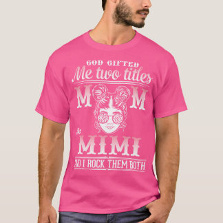 Camiseta Deus Me Deu Duas Telas Mãe E Mimi E Eu Rock