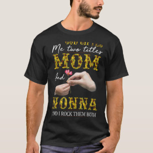 Camiseta Deus Me Deu Duas Telas Mãe E Não Dia de as mães W