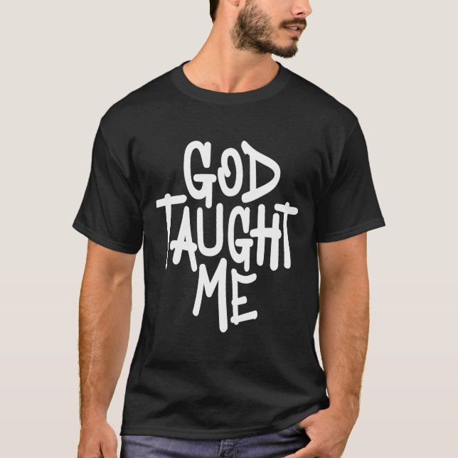 Camiseta Deus Me Ensinou Christian Witnessing (Frente)