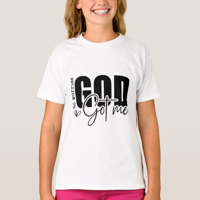 Camiseta Deus me salvou (Frente)