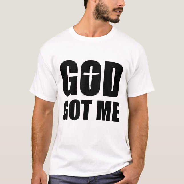 Camiseta DEUS ME TEM Wht (Frente)